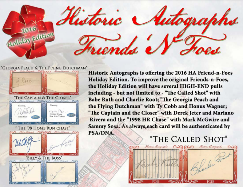 2016 HA Friends-N-Foes Holiday Ed Baseball Box