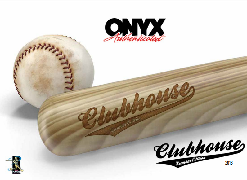2016 Onyx Authenticated Clubhouse Collection Lumber Baseball Box