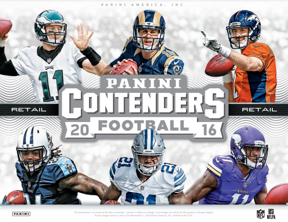 2016 Panini Contenders Football Blaster 20-Box Case