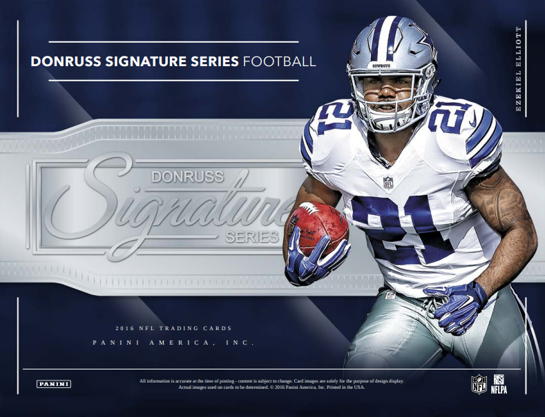 2016 Panini Donruss Signature Series Football Hobby Box