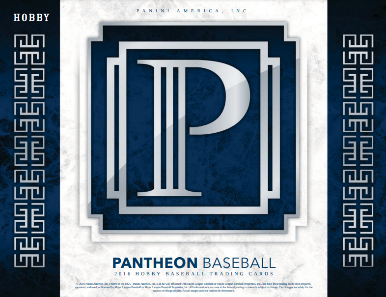 2016 Panini Pantheon Baseball Hobby Box