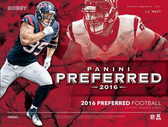 2016 Panini Preferred Football Hobby Box