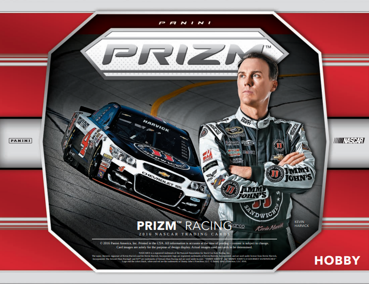 2016 Panini Prizm Racing Hobby 12-Box Case