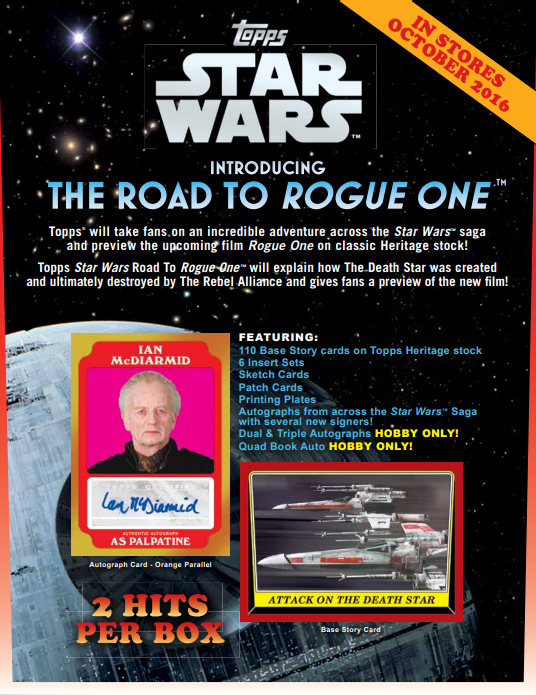 2016 Topps Star Wars Rogue One: Mission Briefing 12-Box Case