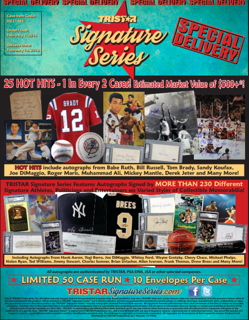 2016 Tristar Signature Series Special Delivery Box