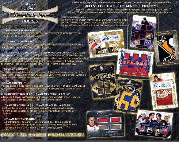 2017-18 Leaf Ultimate Hockey 12-Box Case