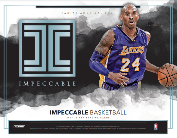 2017-18 Panini Impeccable Basketball Hobby 3-Box Case