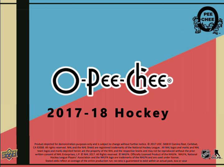 2017-18 Upper Deck O-Pee-Chee Hockey Hobby Pack
