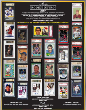 2017 Leaf Rookie Retro 4-Box Case