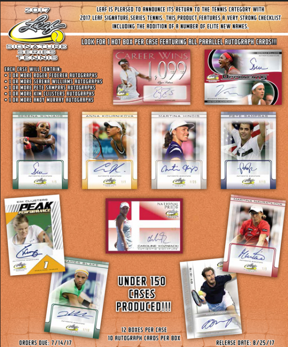 2017 Leaf Signature Series Tennis Box