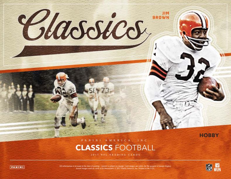 2017 Panini Classics Football Hobby Box