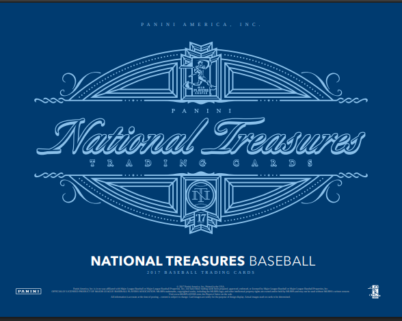 2017 Panini National Treasures Baseball Hobby Box