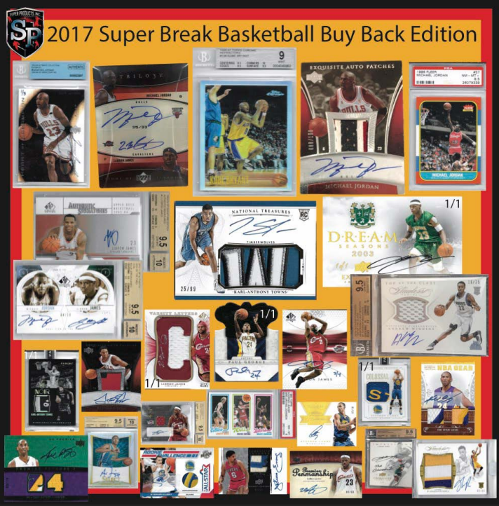 2017 Super Break Buy Back Cards Ed Basketball Box