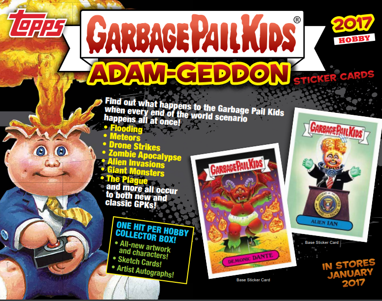 2017 Topps Garbage Pail Kids Adam-geddon Hobby Box