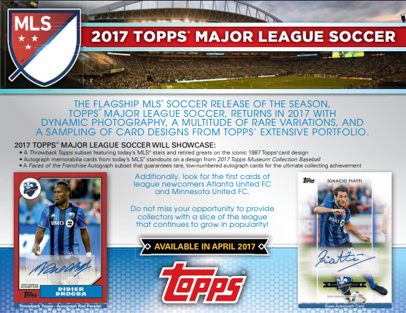 2017 Topps MLS Soccer Box