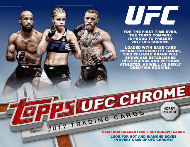 2017 Topps UFC Chrome Hobby Box