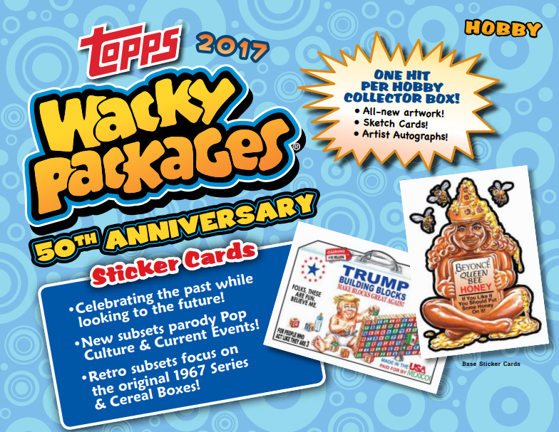 2017 Topps Wacky Packages 50th Anniversary Hobby Box