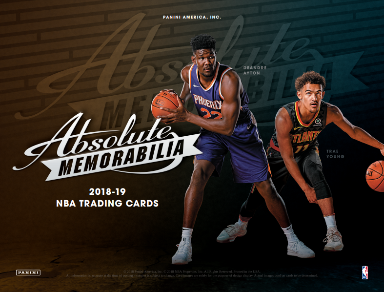 2018-19 Panini Absolute Memorabilia Basketball Hobby 10-Box Case
