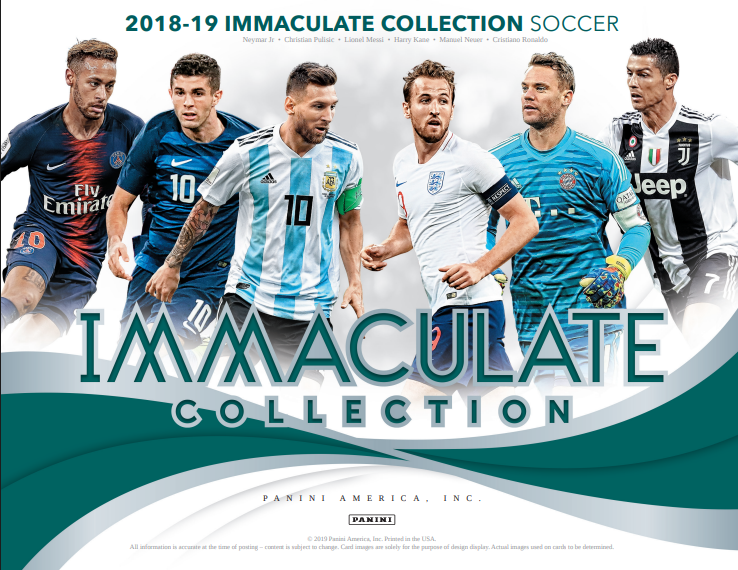 2018-19 Panini Immaculate Soccer Hobby Box