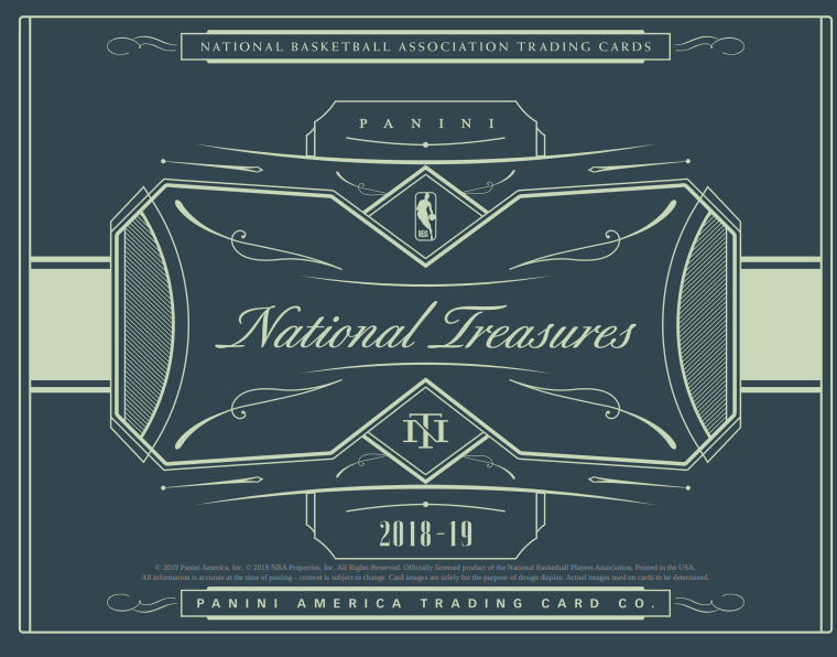2018-19 Panini National Treasures Basketball Hobby Box