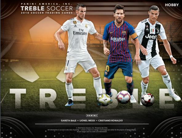 2018-19 Panini Treble Soccer Hobby 10-Box Case