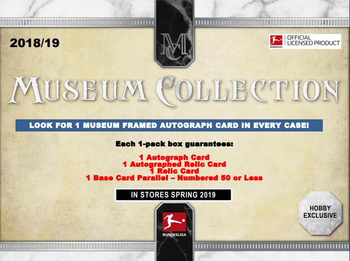 2018-19 Topps Bundesliga Museum Collection Soccer Box