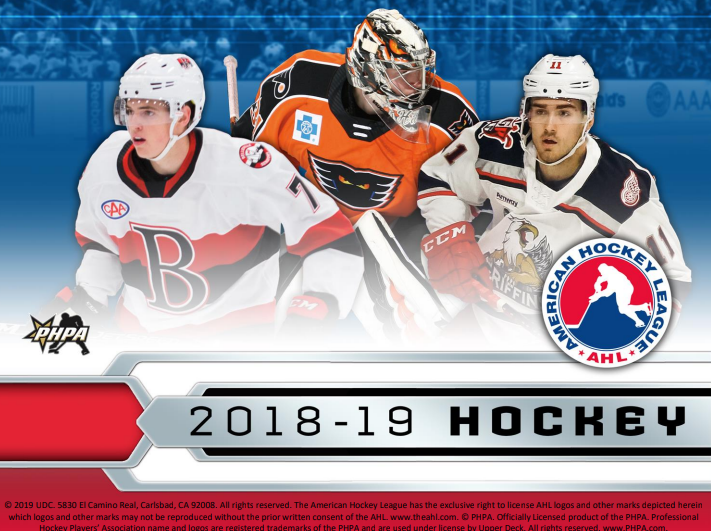 2018-19 Upper Deck AHL Hockey Hobby 24-Box Case