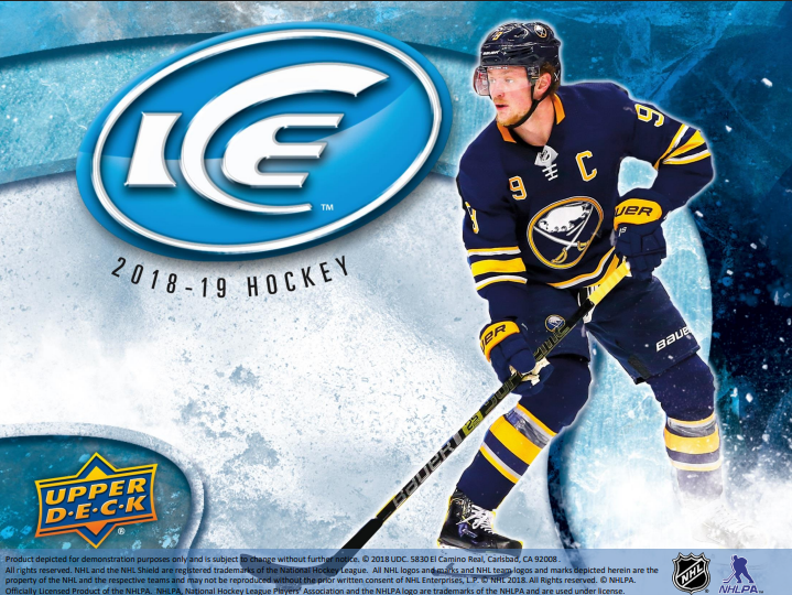 2018-19 Upper Deck ICE Hockey Hobby 10-Box Case