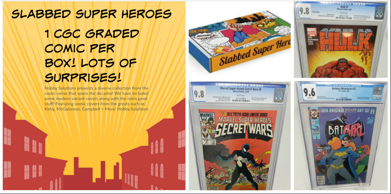 2018 Hobby Solutions Slabbed Super Heroes Comic Book Box