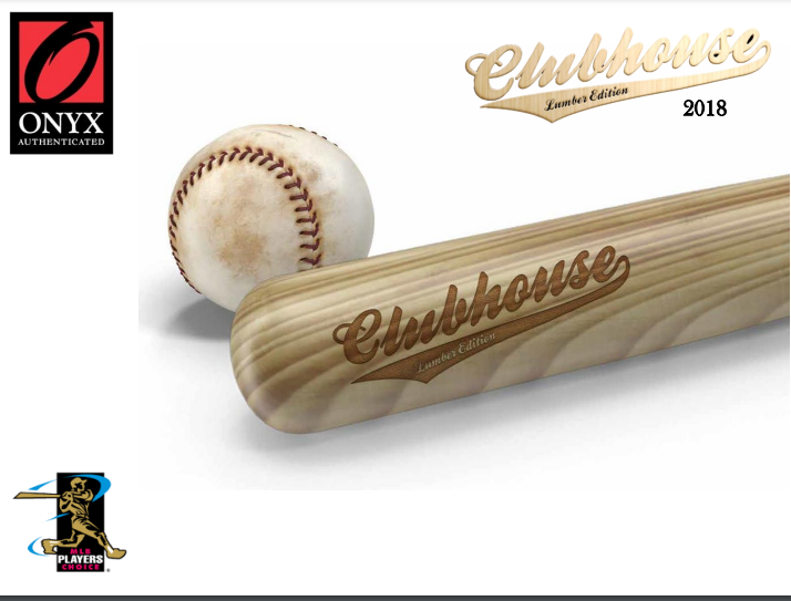 2018 Onyx Authenticated Clubhouse Lumber Collection Baseball Box