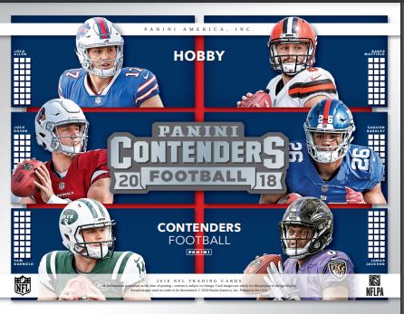 2018 Panini Contenders Football 1st Off The Line Hobby Box