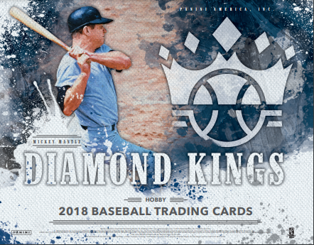 2018 Panini Donruss Diamond Kings Baseball 1st Off The Line Hobby Box