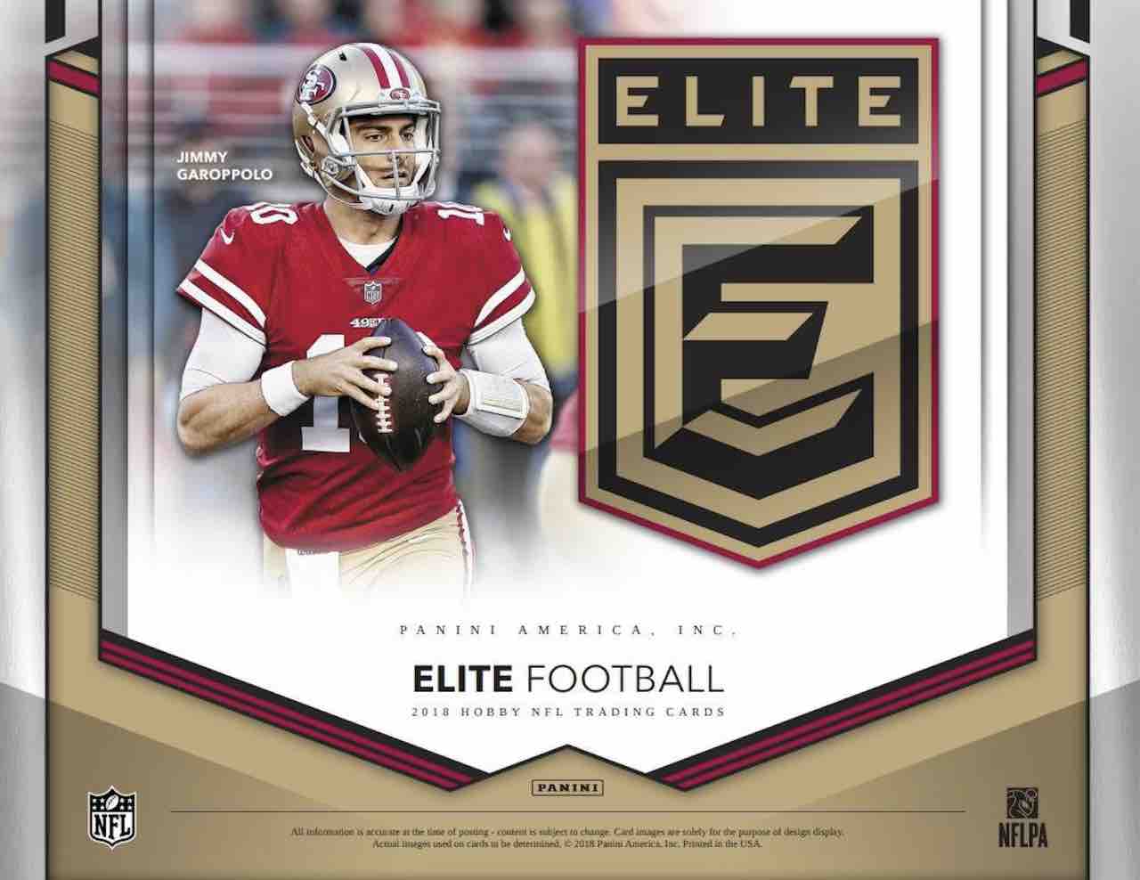 2018 Panini Donruss Elite Football Hobby Box