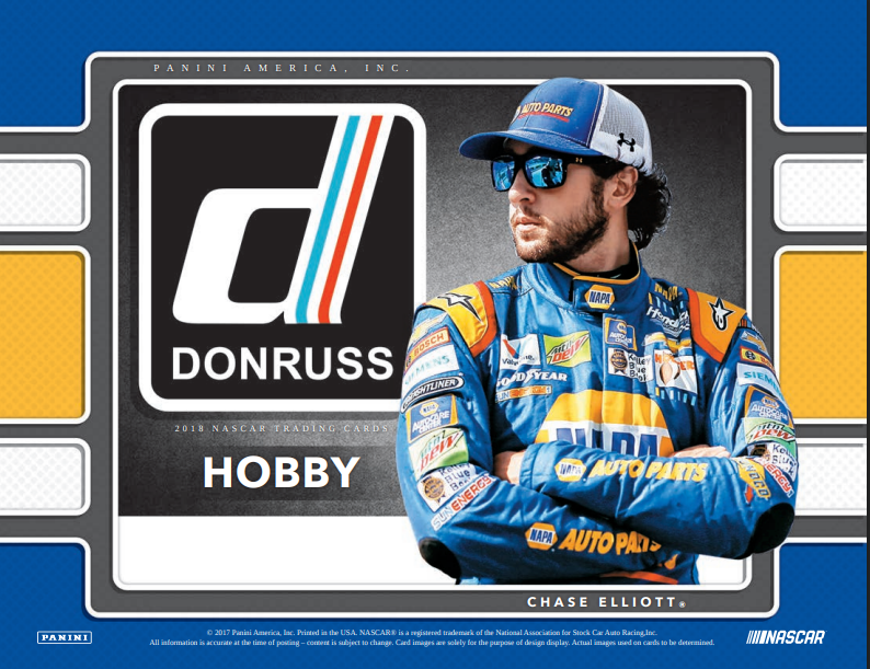 2018 Panini Donruss Racing Hobby Box