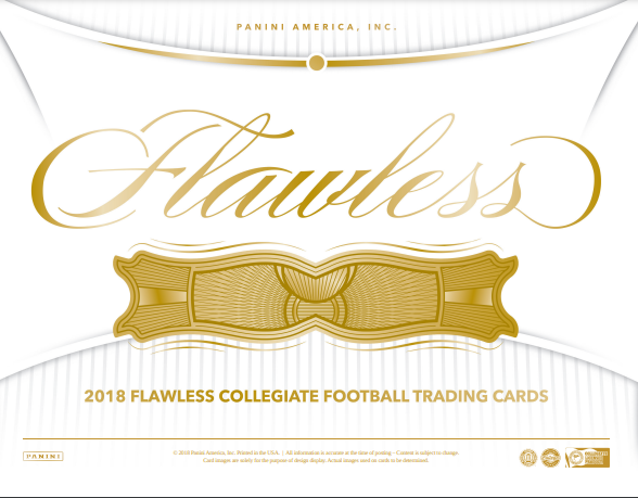2018 Panini Flawless Collegiate Football Hobby Box