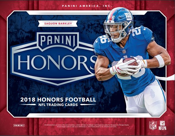 2018 Panini Honors Football 1st Off The Line Hobby Box