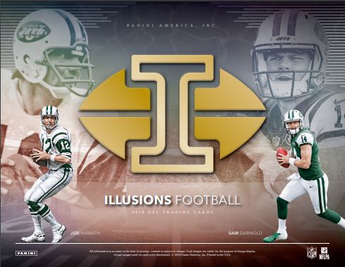 2018 Panini Illusions Football Hobby 8-Box Case