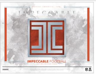 2018 Panini Impeccable Football Hobby 3-Box Case