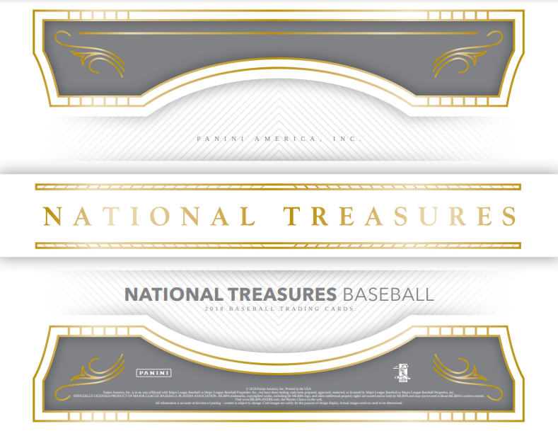 2018 Panini National Treasures Baseball Hobby Box