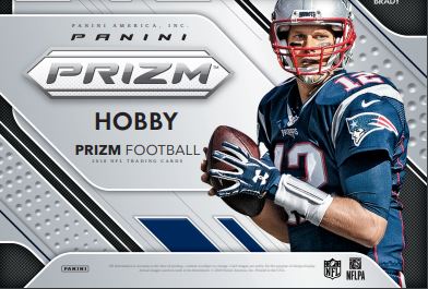 2018 Panini Prizm Football Hobby 12-Box Case