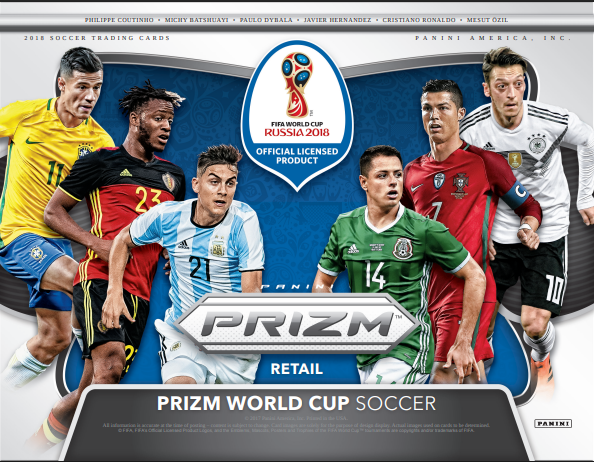 2018 Panini Prizm World Cup Soccer Fat Pack 20-Box Case