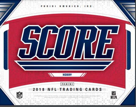 2018 Panini Score Football Hobby 12-Box Case