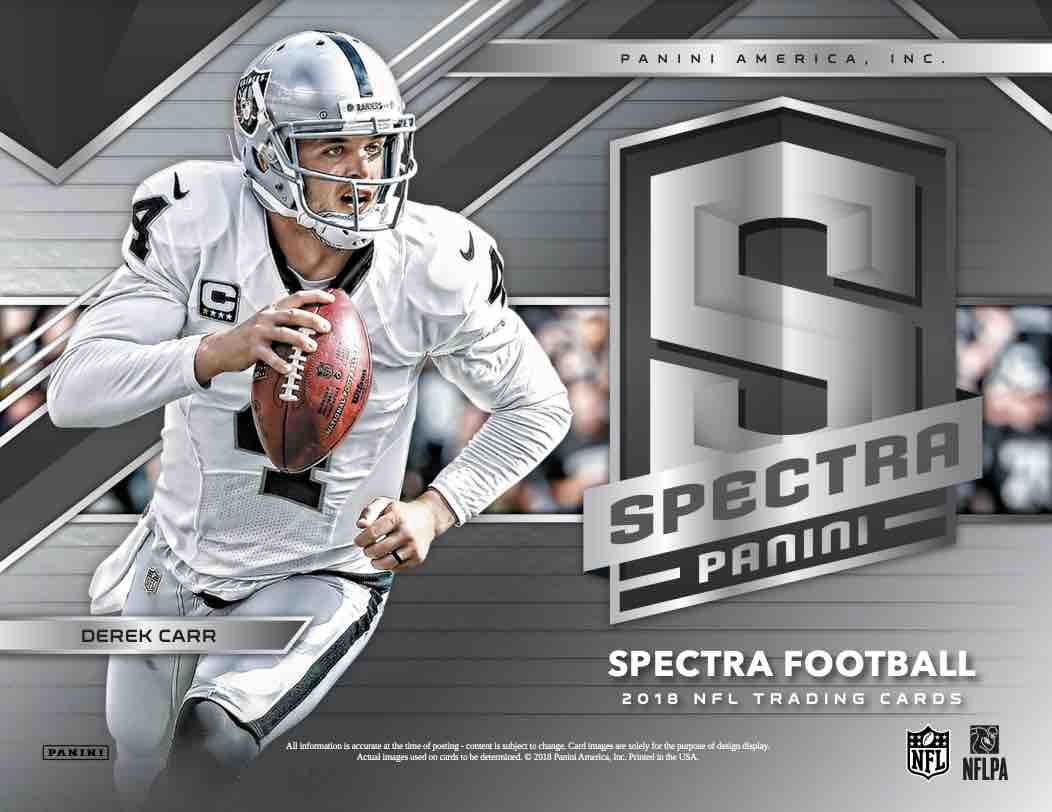 2018 Panini Spectra Football Hobby 8-Box Case