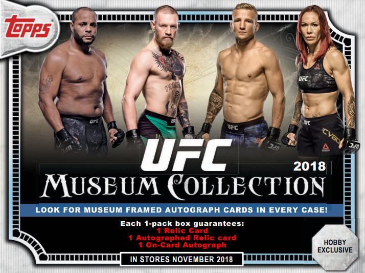 2018 Topps UFC Museum Collection Hobby Box