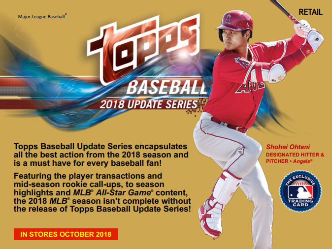 2018 Topps Update Series Baseball Fat Pack Retail Case