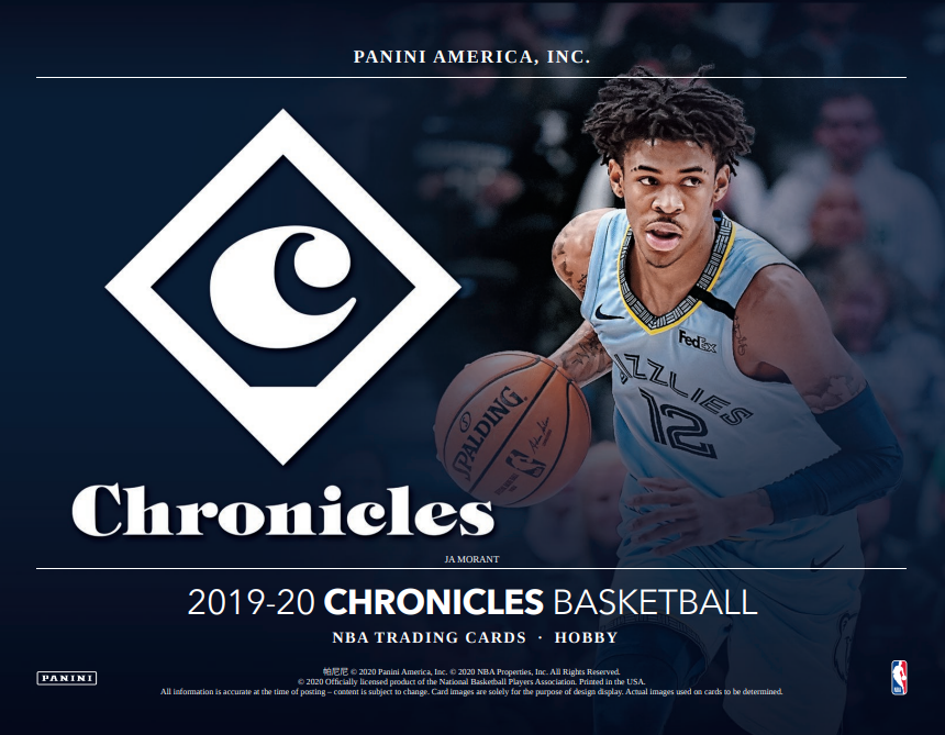 2019-20 Panini Chronicles Basketball Hobby Pack