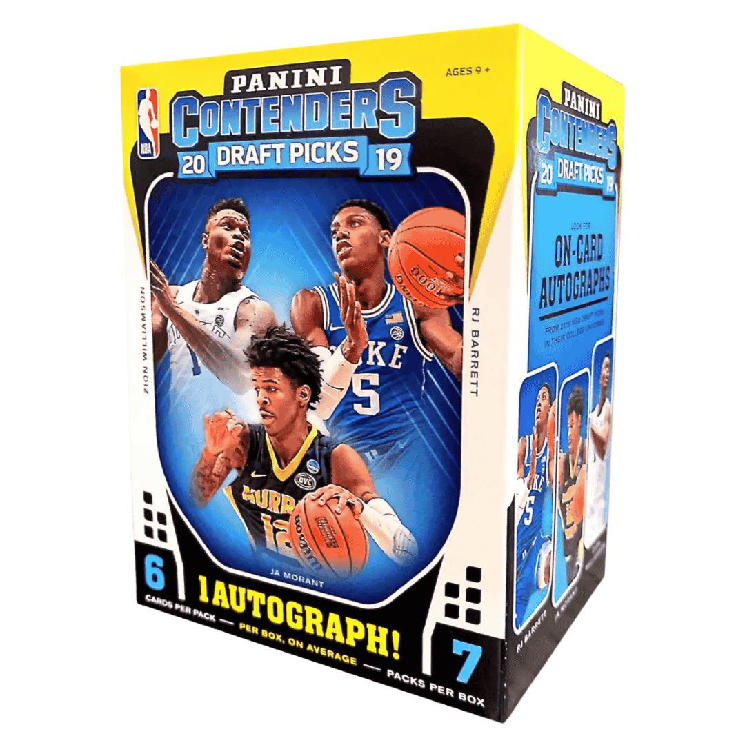 2019-20 Panini Contenders Draft Picks Basketball Blaster Box