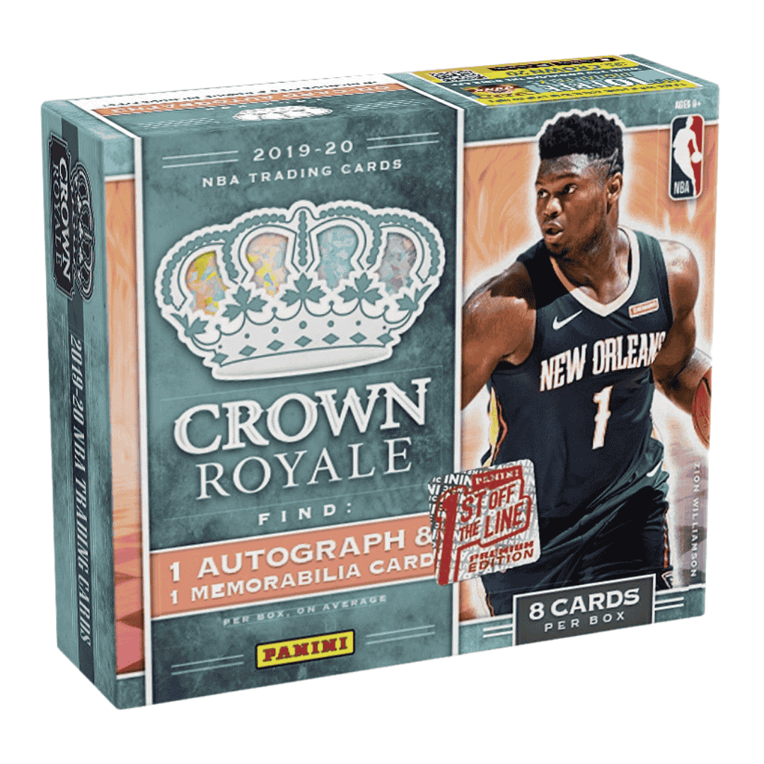 2019-20 Panini Crown Royale Basketball Premium 1st Off The Line Hobby Box