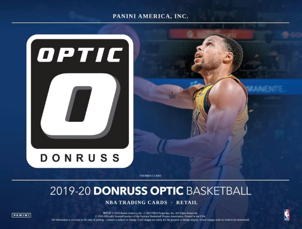 2019-20 Panini Donruss Optic Basketball Blaster 20-Box Case