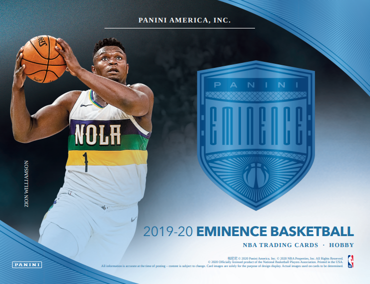 2019-20 Panini Eminence Basketball Hobby Case